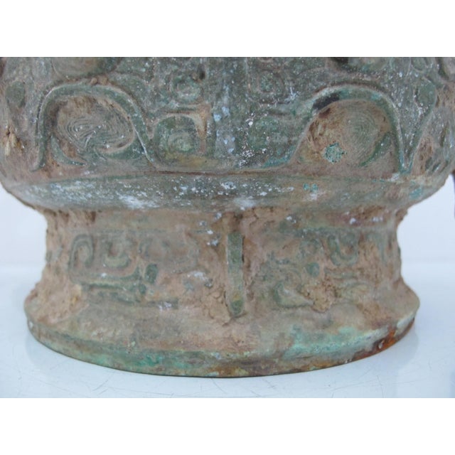 Chinese Chinese Archaic Bronze Ware Gui Western Zho Style Ritual Food Bowl Vessel For Sale - Image 3 of 12