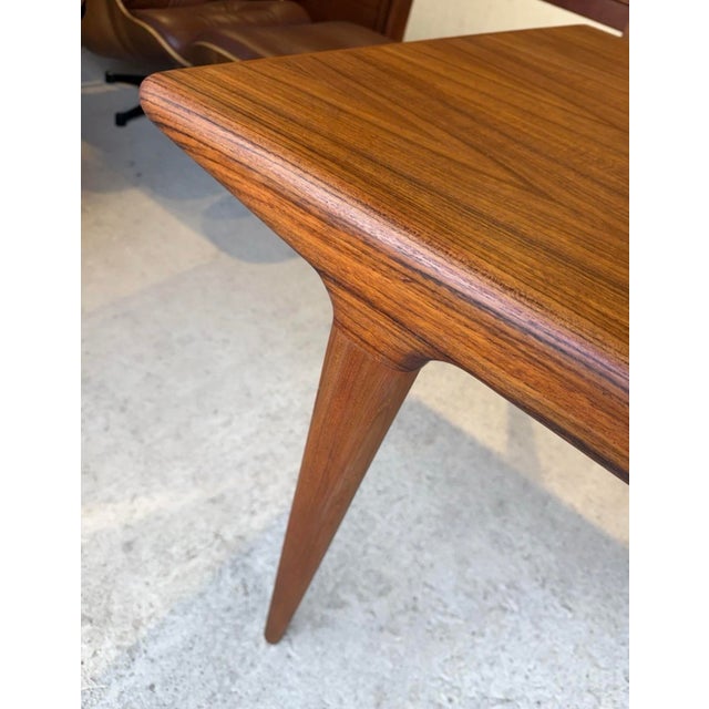 Brown Danish Teak Dining Table by Johannes Andersen for Uldum Møbelfabrik, 1960s For Sale - Image 8 of 18