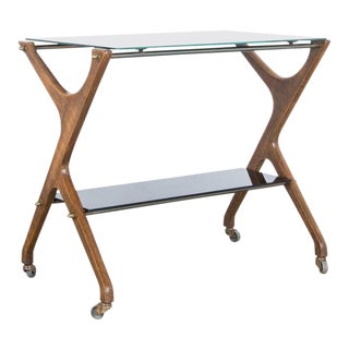 Mid-Century Modern French Bar Cart For Sale