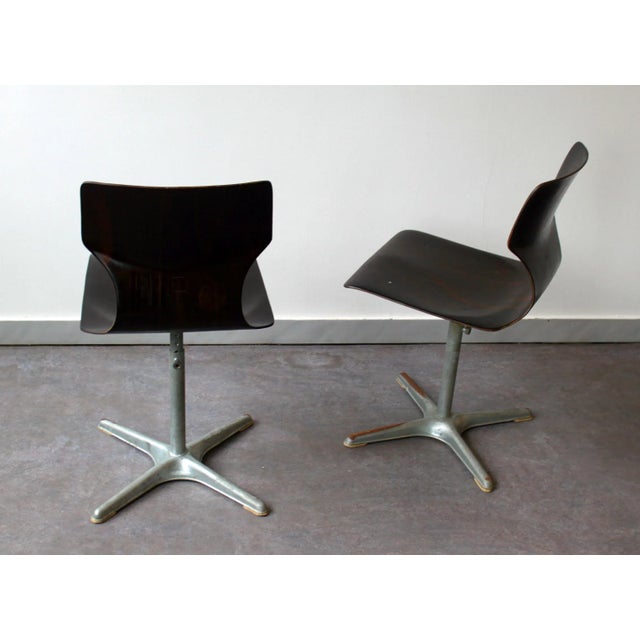Set of Evolving Chairs by Adam Stegner for Flötotto Pagholz, 1970s For Sale - Image 4 of 11