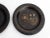 Antique Papier Mache Wine Coasters / Plates, a Pair Hand Painted Gilt For Sale - Image 4 of 6
