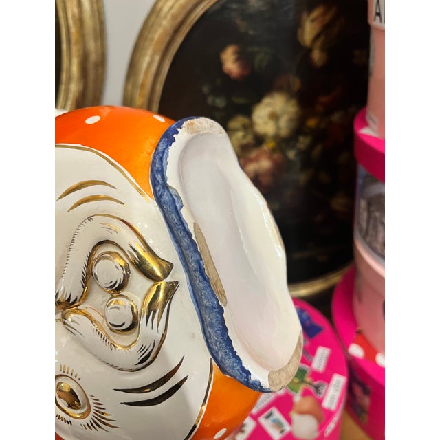 Fish-Shaped Ceramic Vase, 1950s For Sale - Image 4 of 10