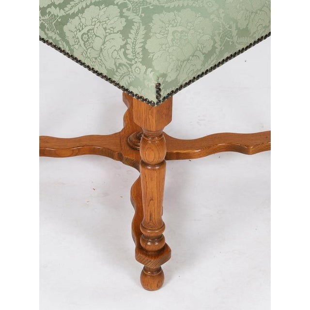 Vintage High Back Dining Chairs in Oak, Set of 8 For Sale - Image 12 of 18