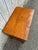 Danish Modern Teak Writing Desk With Finished Back on Castor Wheels For Sale - Image 11 of 13