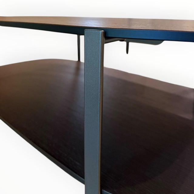 Contemporary Zanotta Battista Italian Tiered Bar Cart For Sale - Image 3 of 5