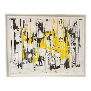 Michael Dormer Estate Paint Brush Assemblage Collage Sculpture Wood Painting Abstract Drip Splash Modern