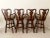 Solid Cherry Wood Ethan Allen Style Swivel Exquisite Bar Stools Set of Four Excellent Mint Condition Late 20th Century For Sale - Image 4 of 18