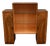 Art Deco Figured Walnut Display Cabinet, 1930 For Sale