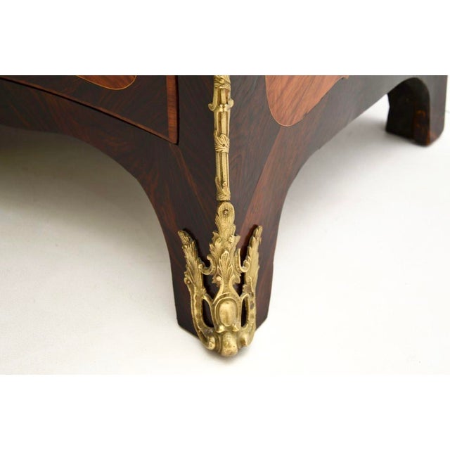 French Louis XV Commode with Marble Top by Jacques Bircklé, 1750s For Sale - Image 10 of 11