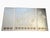 Striking vintage 1980s triptych mirror wall art featuring an elegant botanical composition of sweeping ivory foliage and...