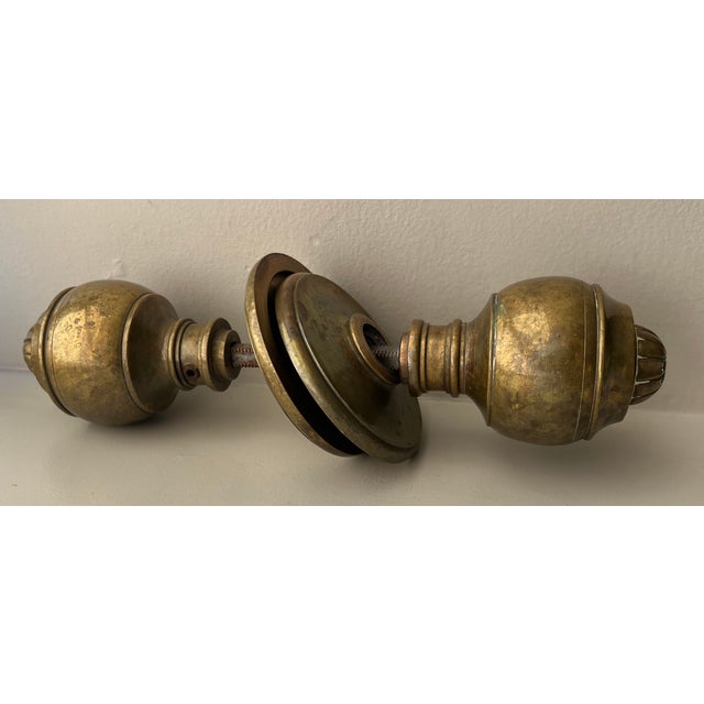 Antique 19th Century Brass Door Knob For Sale - Image 15 of 18