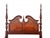 Thomasville Collectors Cherry King Size Poster Bed Carved Headboard Chippendale For Sale - Image 13 of 18