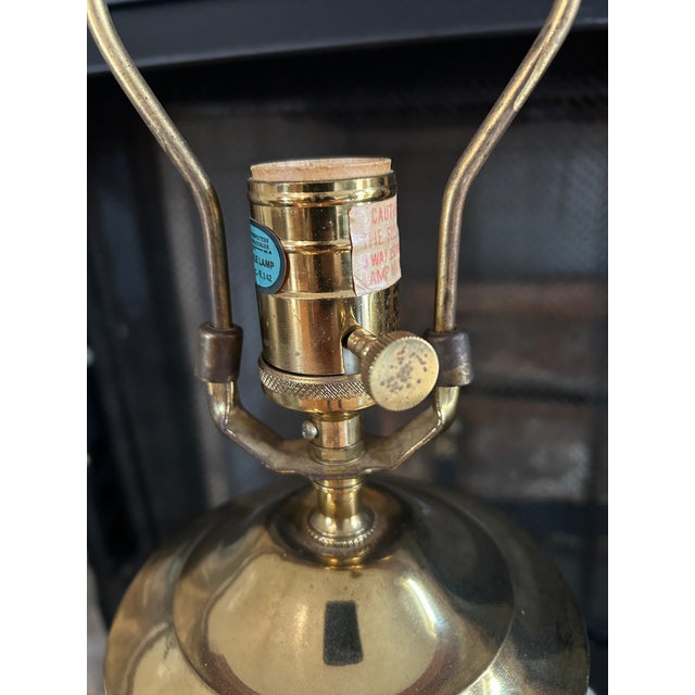 Lenox Late 20th Century Lenox Masterpiece Collection Iris Lamps Pair For Sale - Image 4 of 5