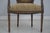 Brown Pair French Louis XVI Upholstered Armchairs For Sale - Image 8 of 12