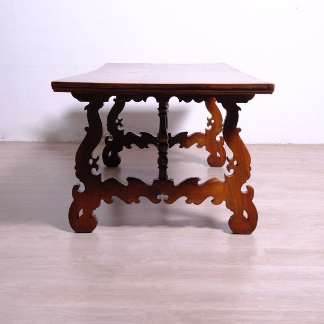 Walnut Table from Frattino, Late 19th Century For Sale - Image 9 of 18