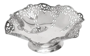 Antique Benedict Silver Co. Lacy Silverplate Dish