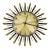 Mid-Century Modern Sunburst Wall Clock from Condor, 1950s For Sale