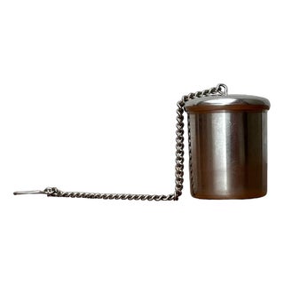 Mid-Century German Tea Strainer Ball by Wilhelm Wagenfeld for WMF, 1960s For Sale