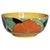 Art Deco Gardenia Fantasque Hand-Painted Ceramic Bowl from Clarice Cliff, 1930s For Sale - Image 4 of 6