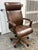 Traditional Ethan Allen High Back Executive Swivel Office Chair For Sale - Image 3 of 12