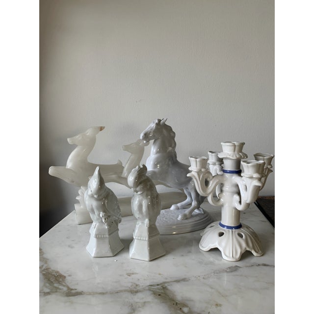 1960s Rearing Horse Vienna Porcelain Figurine "Lipizzan Stallion" by Wien Keramos For Sale - Image 10 of 11