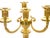 Metal Pair 19th Century Italian Gilt Bronze Four-Light Candelabra Engraved Details For Sale - Image 7 of 11