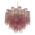 Violet-Ametista “Tronchi” Murano Glass Chandelier For Sale