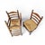 Vintage Provicial Ladderback Children's Chairs with Rush Seat, 1930s, Set of 3 For Sale - Image 14 of 18