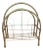 Mid-Century Brass Magazine Rack For Sale