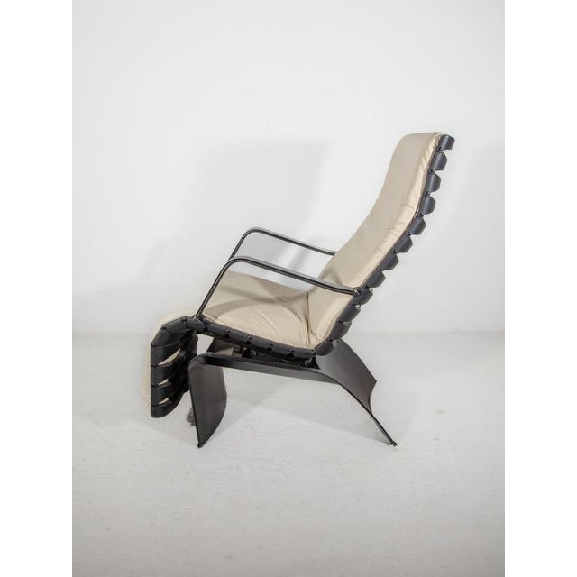 Metal Ergo Antropovarius Lounge Chair by Ferdinand A. Porsche for Poltrona Frau, 1986 For Sale - Image 7 of 18
