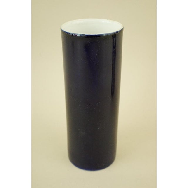 Art Deco Porcelain pen holder vase with silver metal stand EPS by Josef Hoffmann. Early 1900s - Austria For Sale - Image 18 of 18