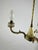 1950s Mid-Century 3-Light Chandelier in Brass and Opaline Glass in the style of Stilnovo, 1950s For Sale - Image 5 of 12