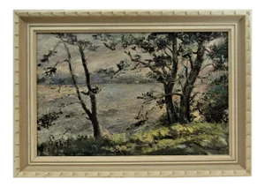 Irina Belotelkin Roublon, Landscape with Trees, Circa 1970