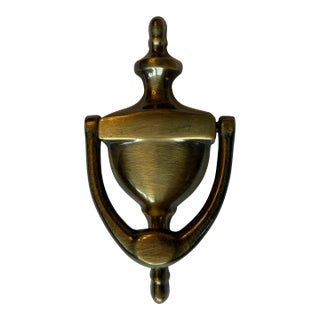 Mid 20th Century Traditional Bronze Door Knocker For Sale