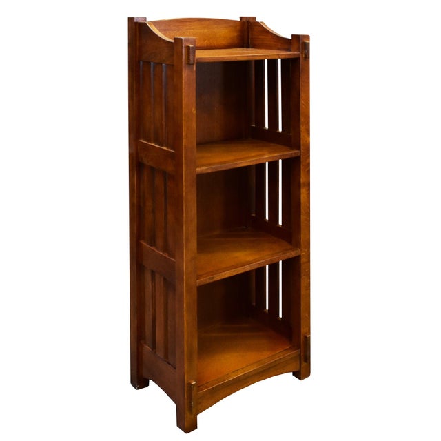 Mission / Arts and Crafts Style Open Bookcase - Model 5284 For Sale - Image 9 of 15