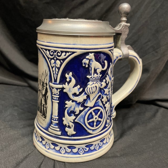 Vintage Base-Stamped Gervitz Beer Stein With Base Stamp For Sale - Image 9 of 9