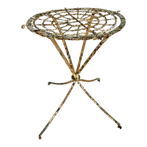Late 19th Century French Iron Garden Table
