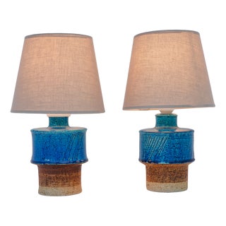 Mid-Century Modern Table Lamps by Inger Persson for Rörstrand, 1960s, Set of 2 For Sale