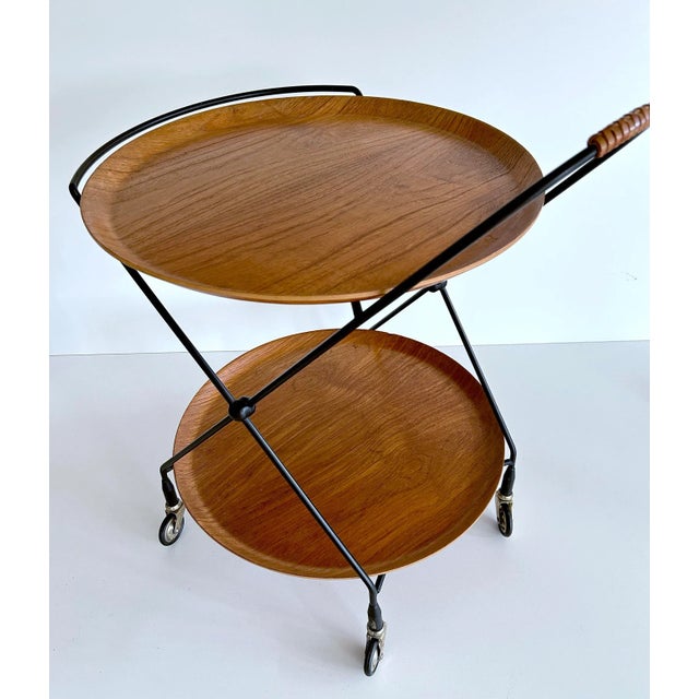 1960s Vintage Scandinavian Cart, 1960s For Sale - Image 5 of 13