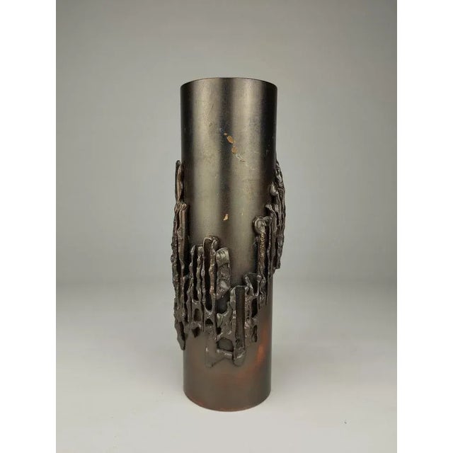 Vintage Brutalist Vase, 1970 For Sale - Image 6 of 10