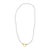 2020s 18K Yellow Gold Vermeil Pearl Strand Infinity Necklace For Sale - Image 5 of 5
