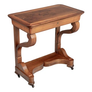 19th Century French Louis Philippe Walnut Console For Sale