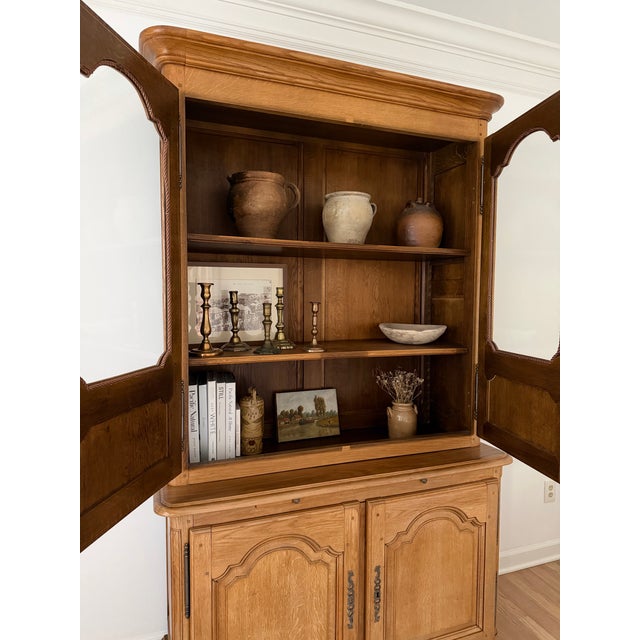 Wood Early 20th Century French Oak Double Corps For Sale - Image 7 of 11