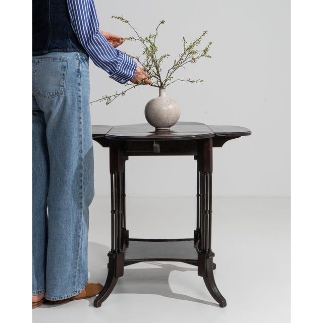19th Century Edwardian Four-Flap Table For Sale - Image 11 of 16