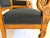 Antique 19th C Biedermeier Armchairs in Walnut & Black Boucle - A Pair For Sale - Image 10 of 11