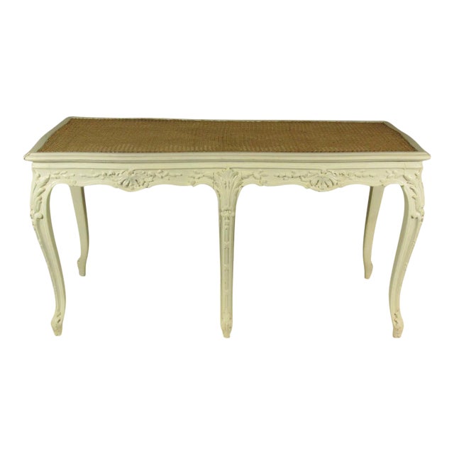 19th Century French Painted Bench For Sale