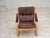 Brown Swedish Leather and Bentwood Lounge Chair by Åke Fribytter, 1970s For Sale - Image 8 of 18