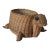 Vintage Wicker Turtle Planter Basket For Sale