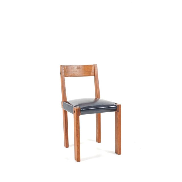 1960s Model S24 Chairs by Pierre Chapo, 1960s, Set of 4 For Sale - Image 5 of 13