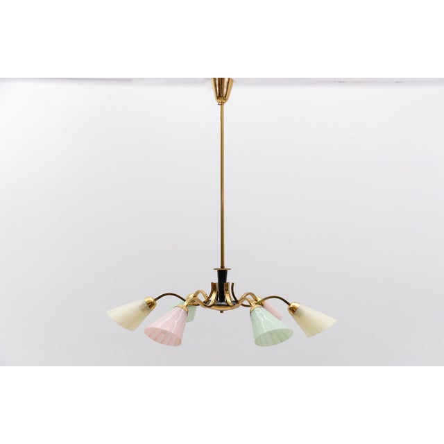 Spider Lamp in the style of Arteluce, Italy, 1950s For Sale - Image 15 of 15